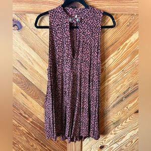 Free People leopard print dress